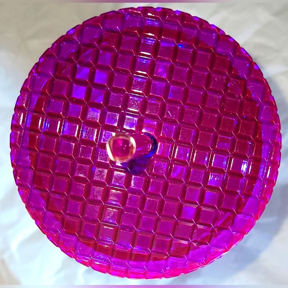 NWT Starbucks 2024 Summer Iridescent Magenta Purple Grid Venti Tumbler 2… - Picture 4 of 4
